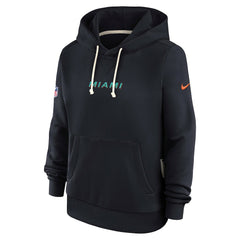 Miami Dolphins Women's 2025 Rivalries Collection Standard Issue Sideline Dri-FIT Hoodie | NFL On sale