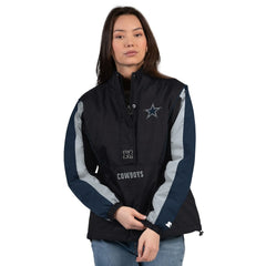 Dallas Cowboys Starter Women's Thursday Night Gridiron Half-Zip Jacket | NFL Discount