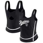 Las Vegas Raiders WEAR by Erin Andrews Women's Square Neck Tank Top | NFL Sale