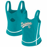 Miami Dolphins WEAR by Erin Andrews Women's Square Neck Tank Top | NFL Near me