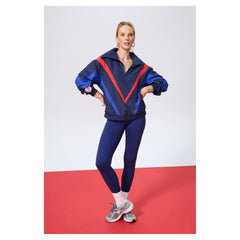 New York Yankees Terez Women's Ripstop Chevron Quarter-Zip Pullover - MLB Pullover