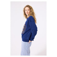 Houston Astros Terez Women's Oversized Gemstone Logo Sweatshirt - MLB Sweatshirts