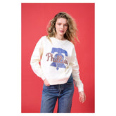 Philadelphia Phillies Terez Women's Oversized Gemstone Logo Sweatshirt - MLB Sweatshirts