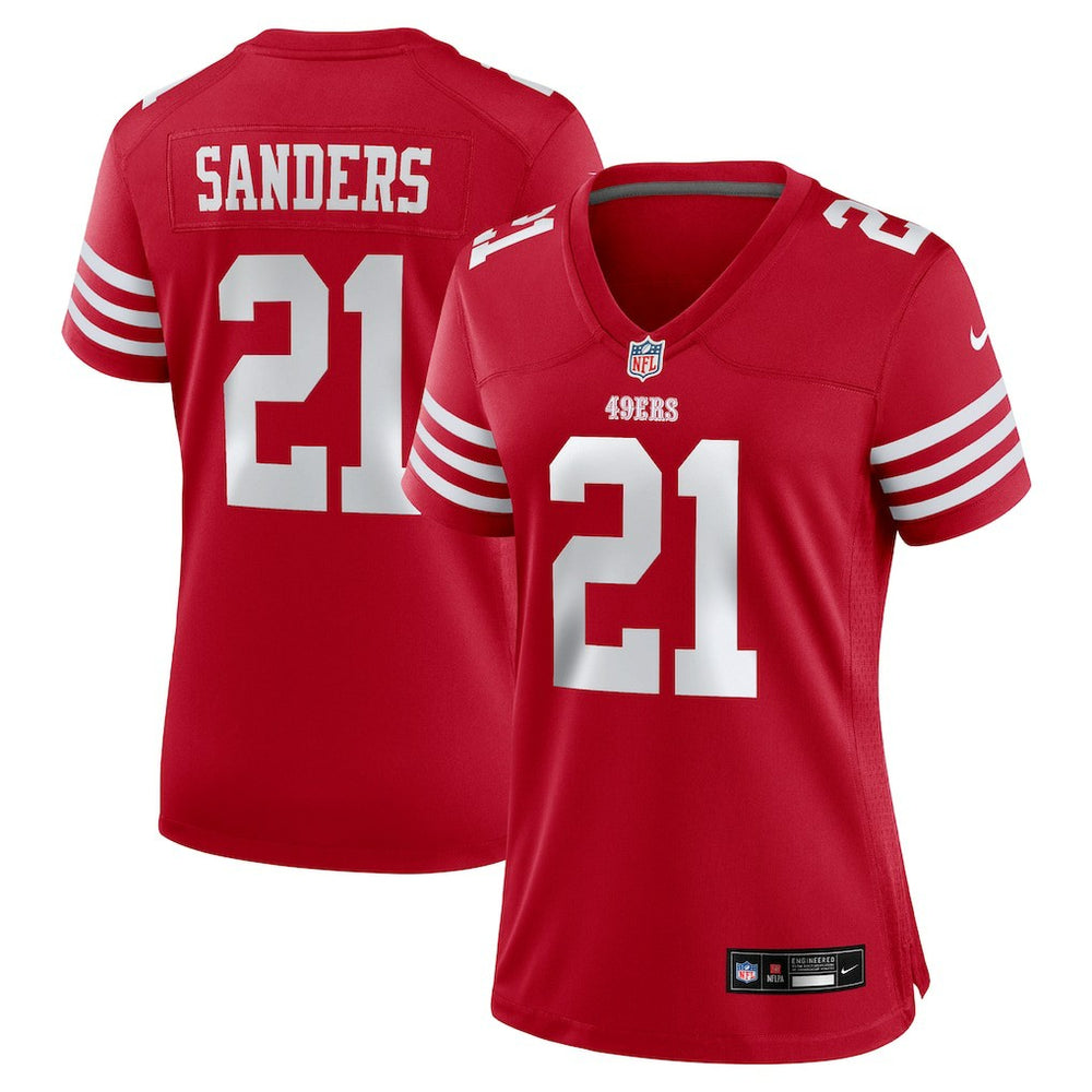 San Francisco 49ers Deion Sanders Women's Retired Player Game Jersey | NFL On sale
