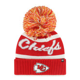 Kansas City Chiefs '47 Women's Spirited Cuffed Knit Hat with Pom | NFL On sale