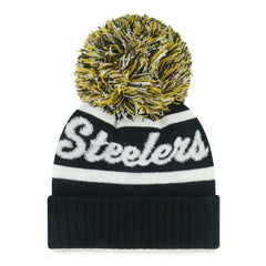 Pittsburgh Steelers '47 Women's Spirited Cuffed Knit Hat with Pom | NFL Near me
