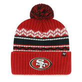 San Francisco 49ers '47 Youth Polar Vortex Cuffed Knit Hat with Pom | NFL Outlet