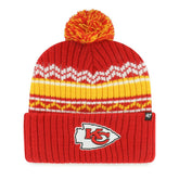 Kansas City Chiefs '47 Youth Polar Vortex Cuffed Knit Hat with Pom | NFL Online