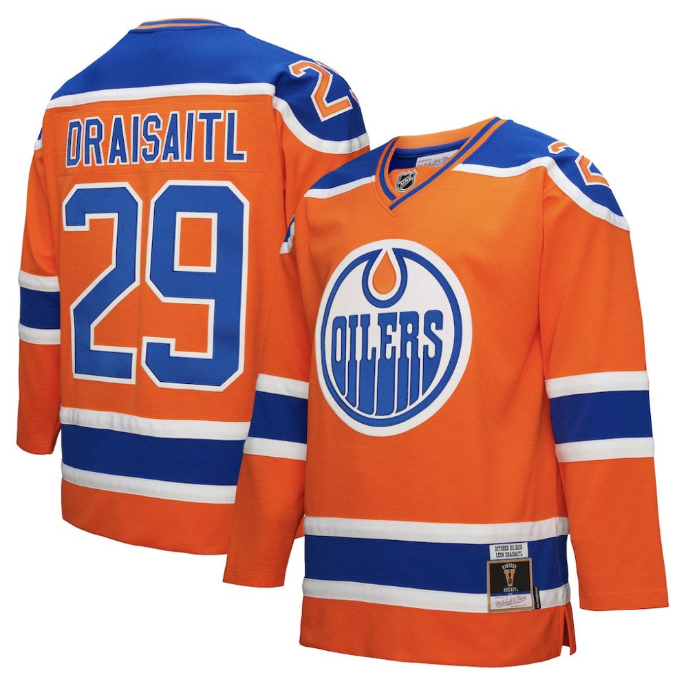 Leon Draisaitl Edmonton Oilers Mitchell & Ness Power Play Jersey - NHL Jerseys