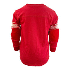 Kansas City Chiefs Wes & Willy Youth Football Long Sleeve T-Shirt | NFL Online