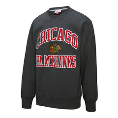 Chicago Blackhawks Mitchell & Ness Playoff Win Fleece Pullover Sweatshirt - NHL Sweatshirts
