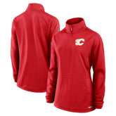 Calgary Flames Fanatics Women's Authentic Pro Rink Quarter-Zip Pullover - NHL Pullover