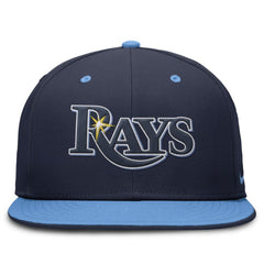 Tampa Bay Rays Nike True Primetime Two-Tone Performance Fitted Hat - MLB Hats