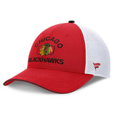 Chicago Blackhawks Fanatics Authentic Pro Rink Adjustable Trucker Hat - NHL Hats
