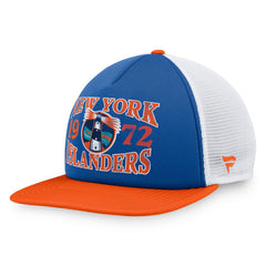 New York Islanders Fanatics Heritage Foam Front Adjustable Trucker Hat - NHL Hats