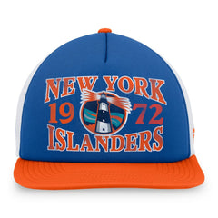 New York Islanders Fanatics Heritage Foam Front Adjustable Trucker Hat - NHL Hats