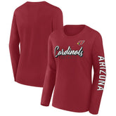 Arizona Cardinals Women's Cheerleader Long Sleeve T-Shirt | NFL Discount