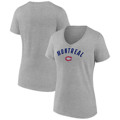 Montreal Canadiens Fanatics Women's V-Neck T-Shirt - NHL T-shirts