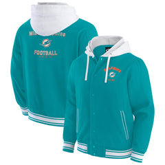 Miami Dolphins Darius Rucker Collection Full-Snap Hoodie Jacket | NFL US