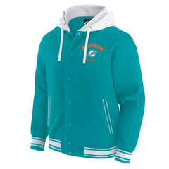 Miami Dolphins Darius Rucker Collection Full-Snap Hoodie Jacket | NFL US