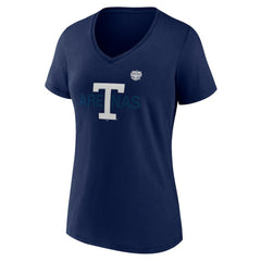 Toronto Maple Leafs Fanatics Women's Primary Logo V-Neck T-Shirt - NHL T-shirts