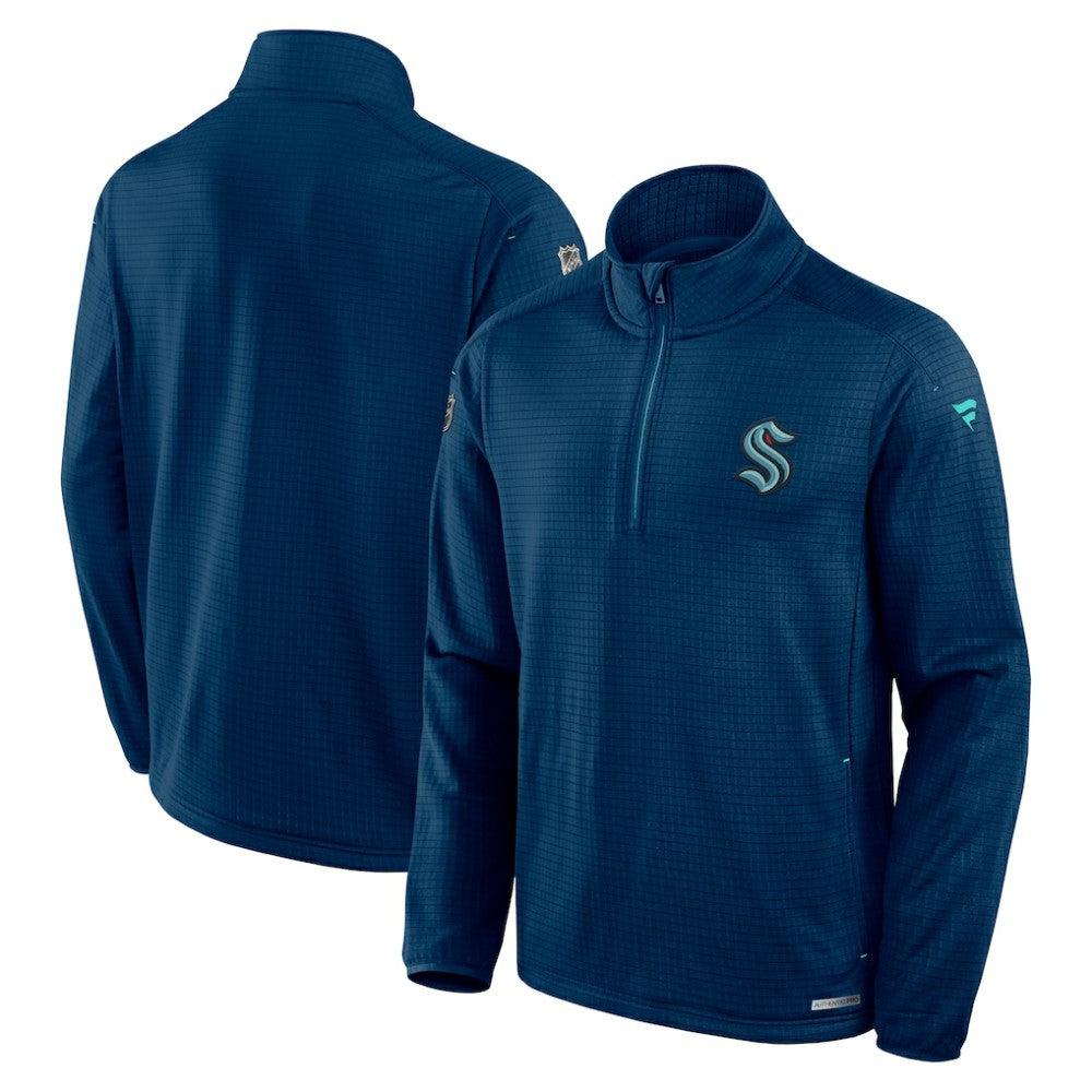 Seattle Kraken Fanatics Authentic Pro Rink Quarter-Zip Top - NHL