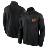 Calgary Flames Fanatics Authentic Pro Rink Quarter-Zip Top - NHL