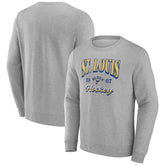 Fanatics St. Louis Blues Gray Nimbus Fleece Pullover Sweatshirt - NHL Sweatshirts