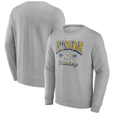 Fanatics Pittsburgh Penguins Gray Nimbus Fleece Pullover Sweatshirt - NHL Sweatshirts