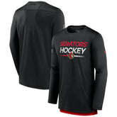 Ottawa Senators Fanatics Authentic Pro Tech Long Sleeve T-Shirt - NHL T-shirts