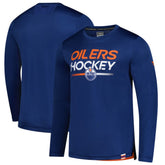 Edmonton Oilers Fanatics Authentic Pro Tech Long Sleeve T-Shirt - NHL T-shirts