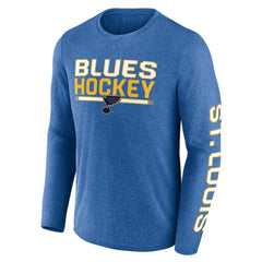 St. Louis Blues Fanatics Sweep Iconic Synthetic Long Sleeve T-Shirt - NHL T-shirts