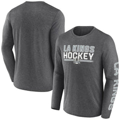 Los Angeles Kings Fanatics Sweep Iconic Synthetic Long Sleeve T-Shirt - NHL T-shirts