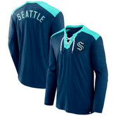 Seattle Kraken Fanatics Iconic Exclusive Long Sleeve T-Shirt - NHL T-shirts