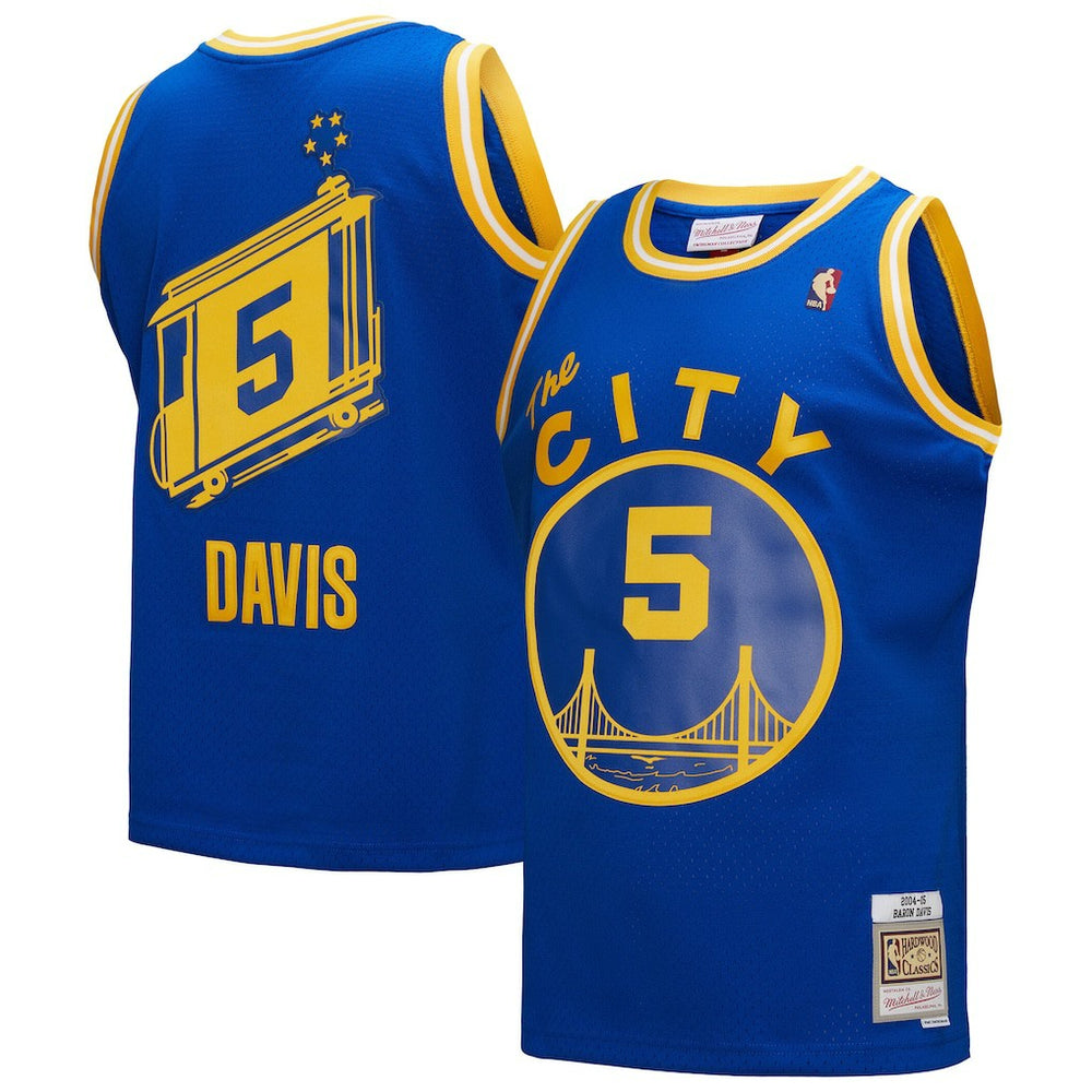 Royal Baron Davis Golden State Warriors Hardwood Classics 2004/05 Swingman Jersey | NBA