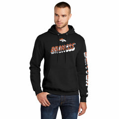 Denver Broncos Starter Wordmark Logo Pullover Hoodie | NFL Outlet