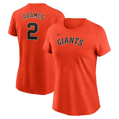 Willy Adames San Francisco Giants Nike Women's Cooperstown Collection Fuse Name & Number T-Shirt - MLB T-shirts