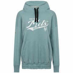 New York Mets Levelwear Women's Waterfall Glide Pullover Hoodie - MLB Hoodies