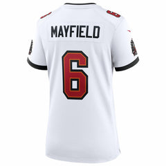 Tampa Bay Buccaneers Baker Mayfield Women's 50th Season White Game Jersey | NFL Sale