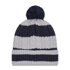 Dallas Cowboys Women's Braided Cuffed Knit Hat with Pom | NFL Outlet