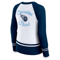 Tennessee Titans WEAR by Erin Andrews Women's Colorblock Raglan Sweater | NFL On sale