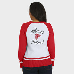 Atlanta Falcons WEAR by Erin Andrews Women's Colorblock Raglan Sweater | NFL Online