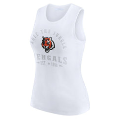 Cincinnati Bengals WEAR by Erin Andrews Women's Ribbed Graphic Tank Top | NFL Online