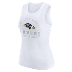 Baltimore Ravens WEAR by Erin Andrews Women's Ribbed Graphic Tank Top | NFL On sale