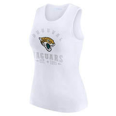 Jacksonville Jaguars WEAR by Erin Andrews Women's Ribbed Graphic Tank Top | NFL On sale