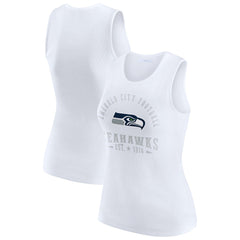 Seattle Seahawks WEAR by Erin Andrews Women's Ribbed Graphic Tank Top | NFL Online