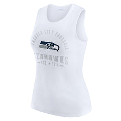 Seattle Seahawks WEAR by Erin Andrews Women's Ribbed Graphic Tank Top | NFL Online