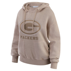Green Bay Packers WEAR by Erin Andrews Women's Washed Pullover Crewdie | NFL Discount