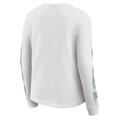 Philadelphia Eagles WEAR by Erin Andrews Women's Graphic Waffle Long-Sleeve T-Shirt | NFL Hot