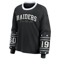 Las Vegas Raiders WEAR by Erin Andrews Women's Sport Long-Sleeve T-Shirt | NFL Hot